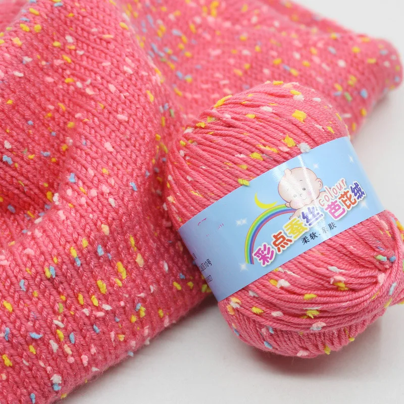 

500g Skin-friendly Sweater Knitting Yarn Cheap Wholesale Baby Hand Knitted Yarn DIY Craft Knit Sweater Hat Scarf