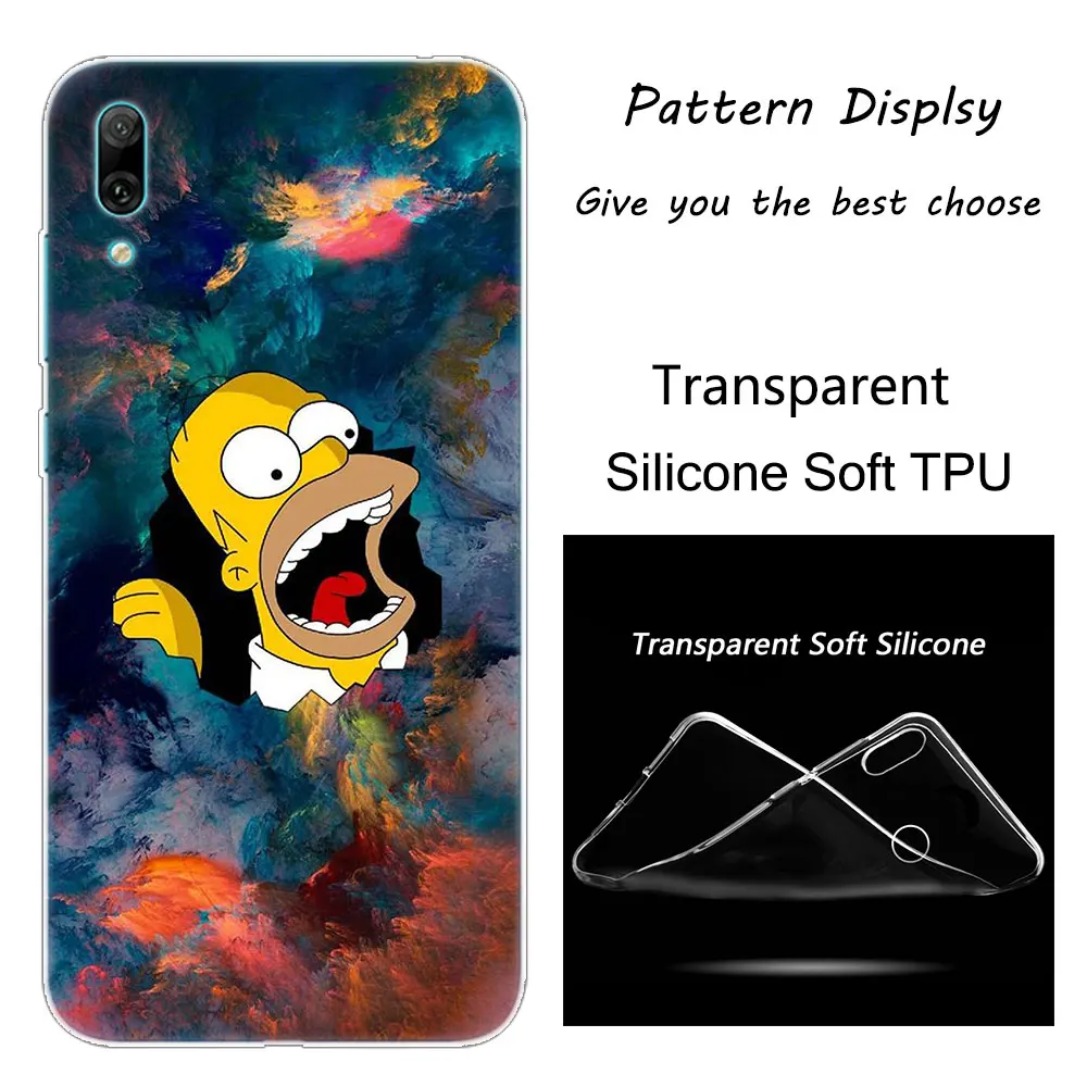011 Популярный Мягкий силиконовый чехол для телефона Homer Simpson для huawei mate 10 20 Lite Pro Enjoy 9S Y9 Y7 Y6 Y5 Pro Модный чехол - Цвет: 011