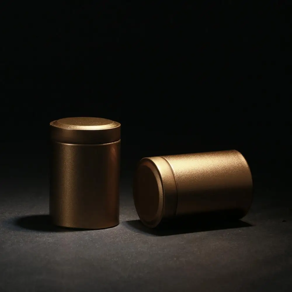 12 шт./лот круглая жестяная коробка для хранения мини металлические герметичные