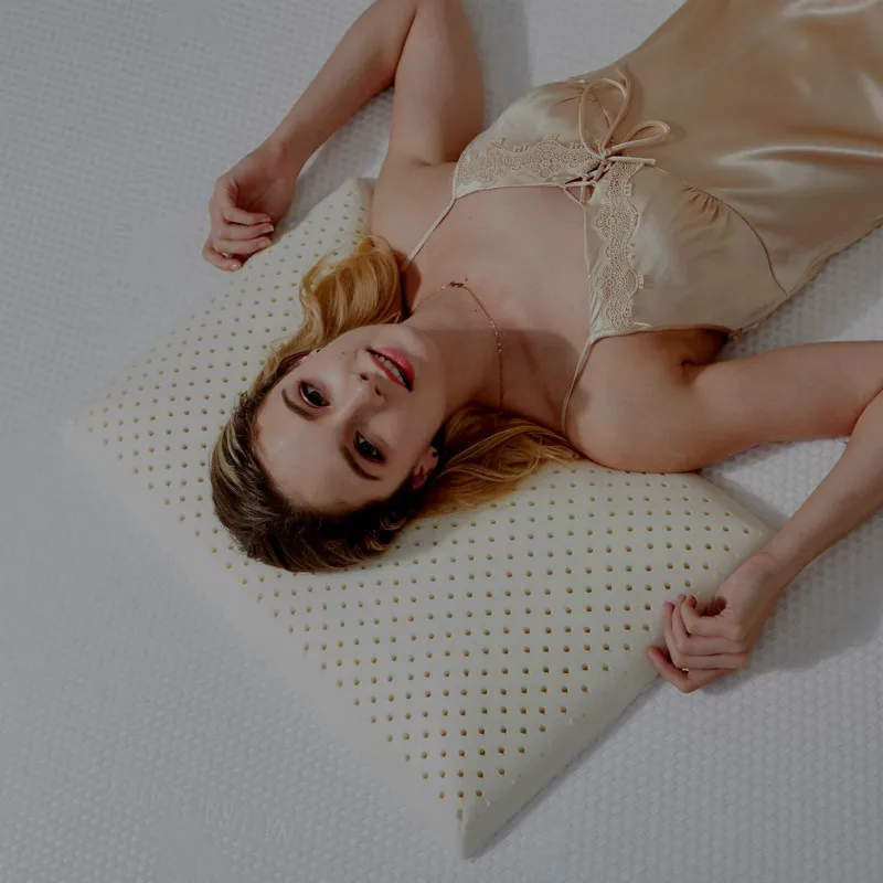 NarwalDate натуральная латексная подушка для заботы о шее подушки из пены с памятью