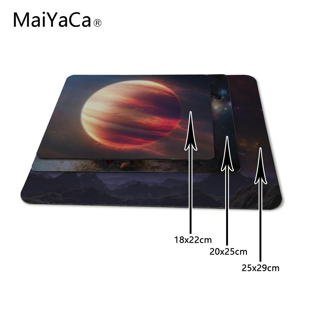 Космическое небо красота Противоскользящий коврик для мыши 180x220x2 мм 250x290x2 мм коврик классный дизайн компьютерный Противоскользящий Настольный коврик игровой коврик