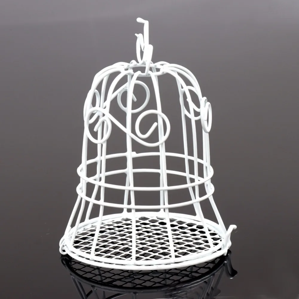 100pcs New Luxe White Bird Cage Wedding Party Gift Box Favor Metal Candy Chocolate Flower | Дом и сад