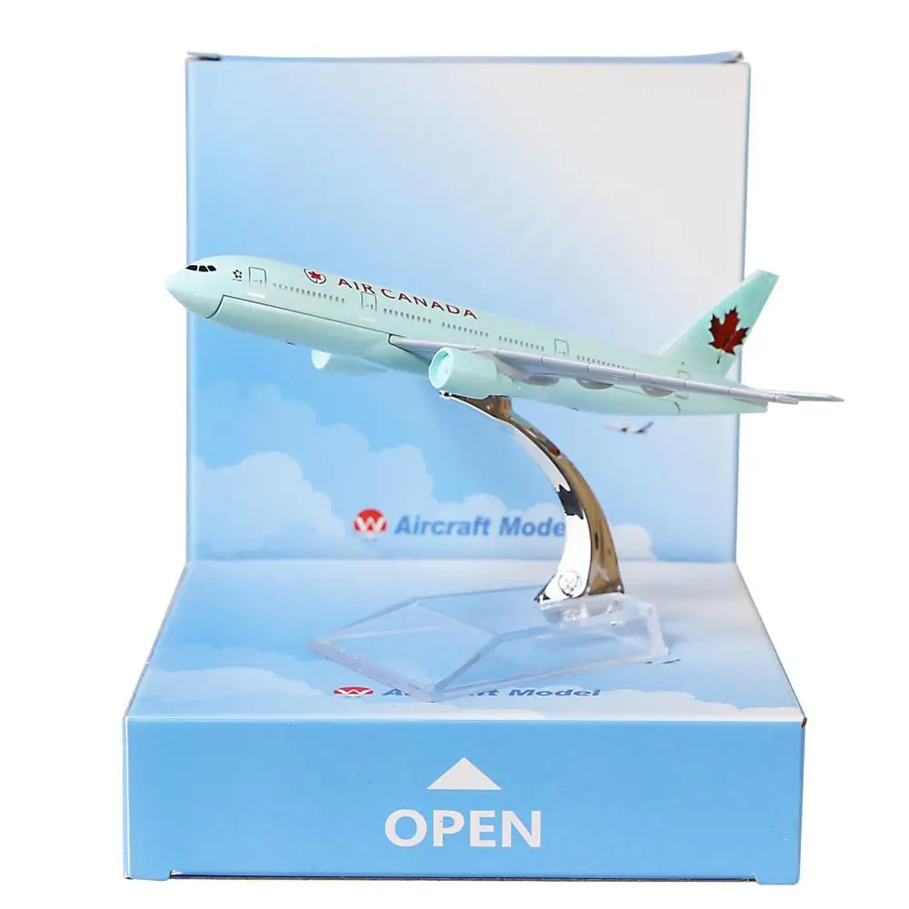 1:400 высокая имитация мини канадский Boeing 777 самолет металлические Литые под