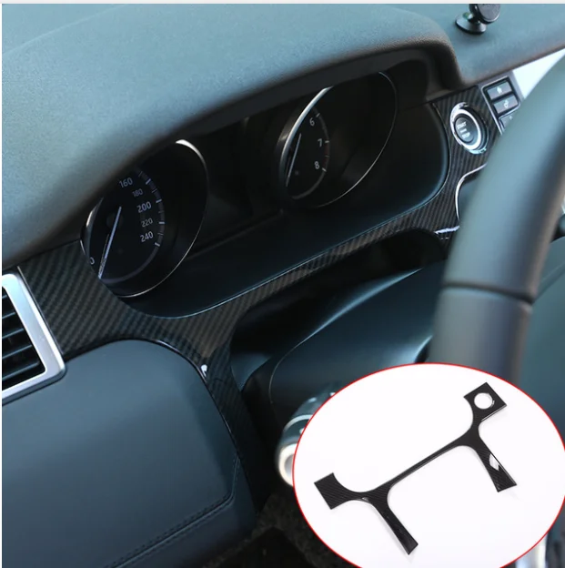 Декоративный чехол на руль из АБС-углеволокна отделка для Land Rover Discovery Sport 2015 2016 2017