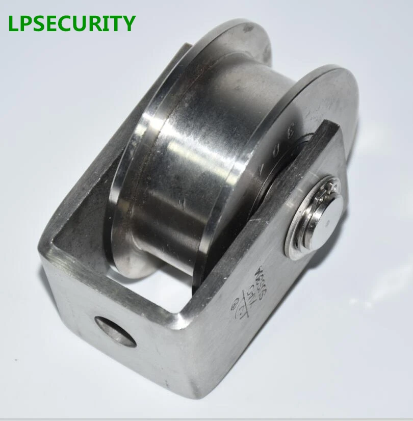 LPSECURITY 304 ролик для стальных ворот/горка ворот/колесо ворот/шкив ворот с канавкой h