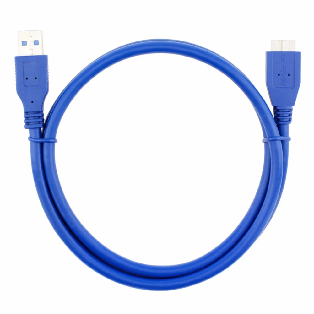 Суперскоростной Кабель USB 3 0 Тип A-Micro-B Круглый Синий оптовое качество | Компьютеры