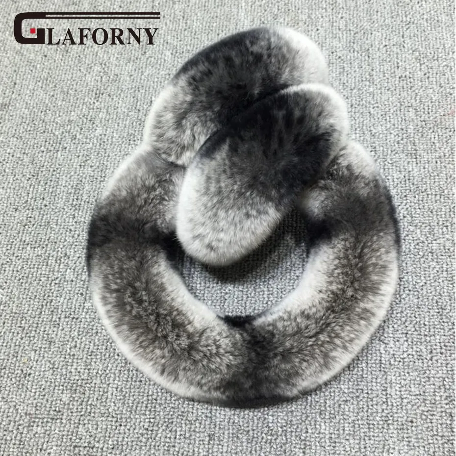 Glaforny 2018 новые высококачественные наушники унисекс Настоящий мех кролика женские