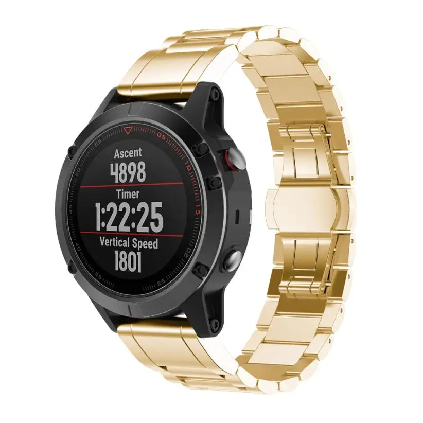 Браслет быстросъемный из нержавеющей стали для GPS-часов Garmin Forerunner 2017 935 |