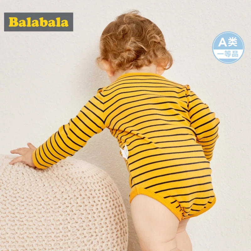 Balabala/хлопковый комплект из 2 предметов для малышей боди с графическим рисунком и