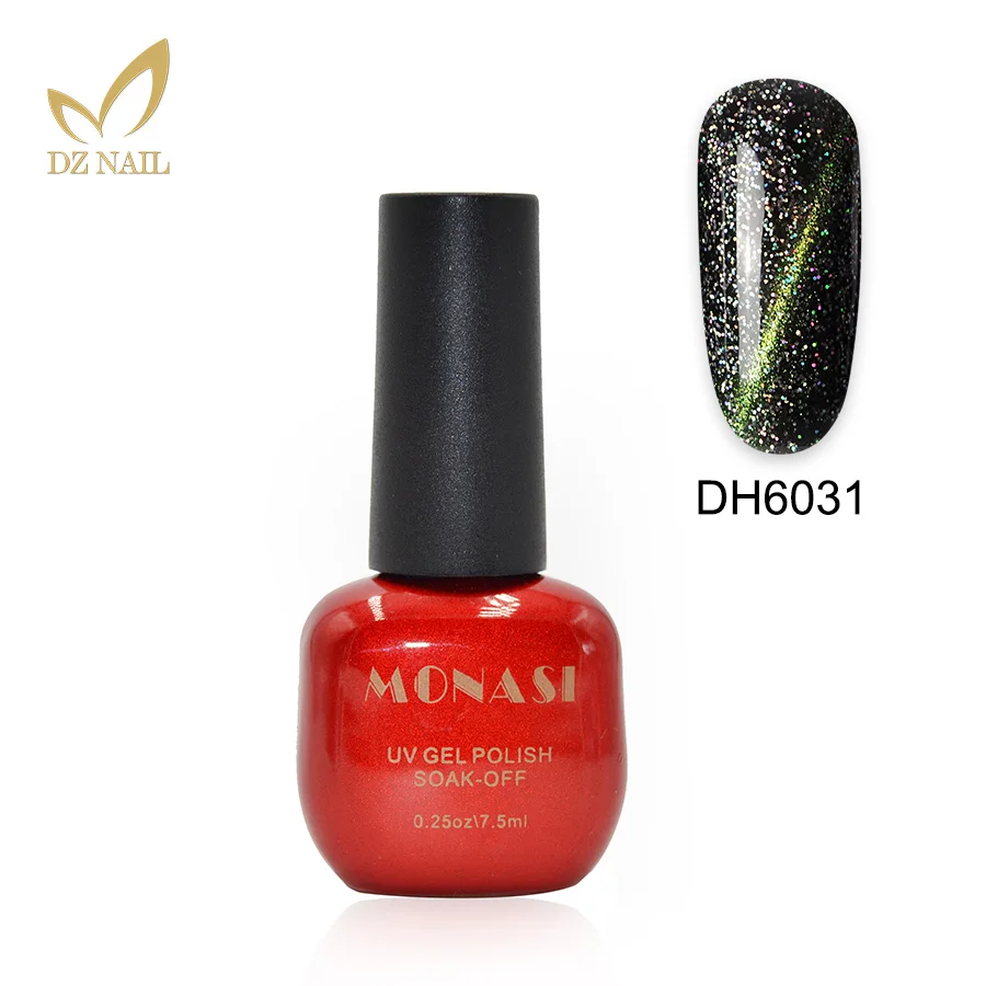 Новое поступление блестящий УФ-Гель-лак кошачий глаз фиолетовые цвета