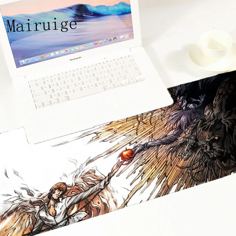 

Mairuige hot sellig high quality anime death note anti slip mousepad Big Size Table Mats To Decorate Desktop for Game Gaming Mat
