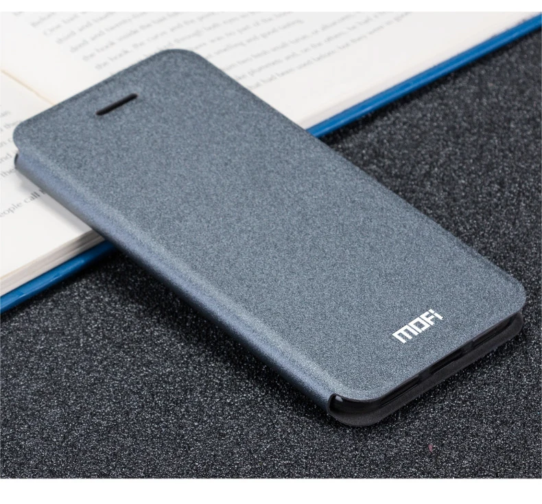 Оригинальный чехол Mofi для OPPO R9S PLUS Роскошный кожаный флип-чехол с подставкой из