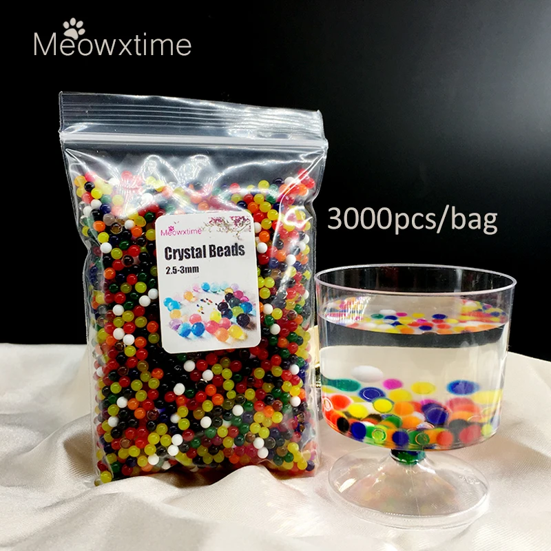 Водяные Шарики для украшения горшков 3000 шт./пакет|Кристаллическая почва| |