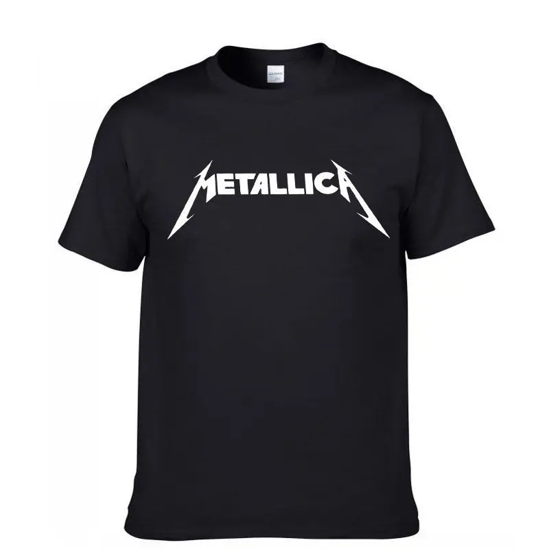 Горячая Мода Metallica классическая группа рок-музыка Стиль мужчин новый черный