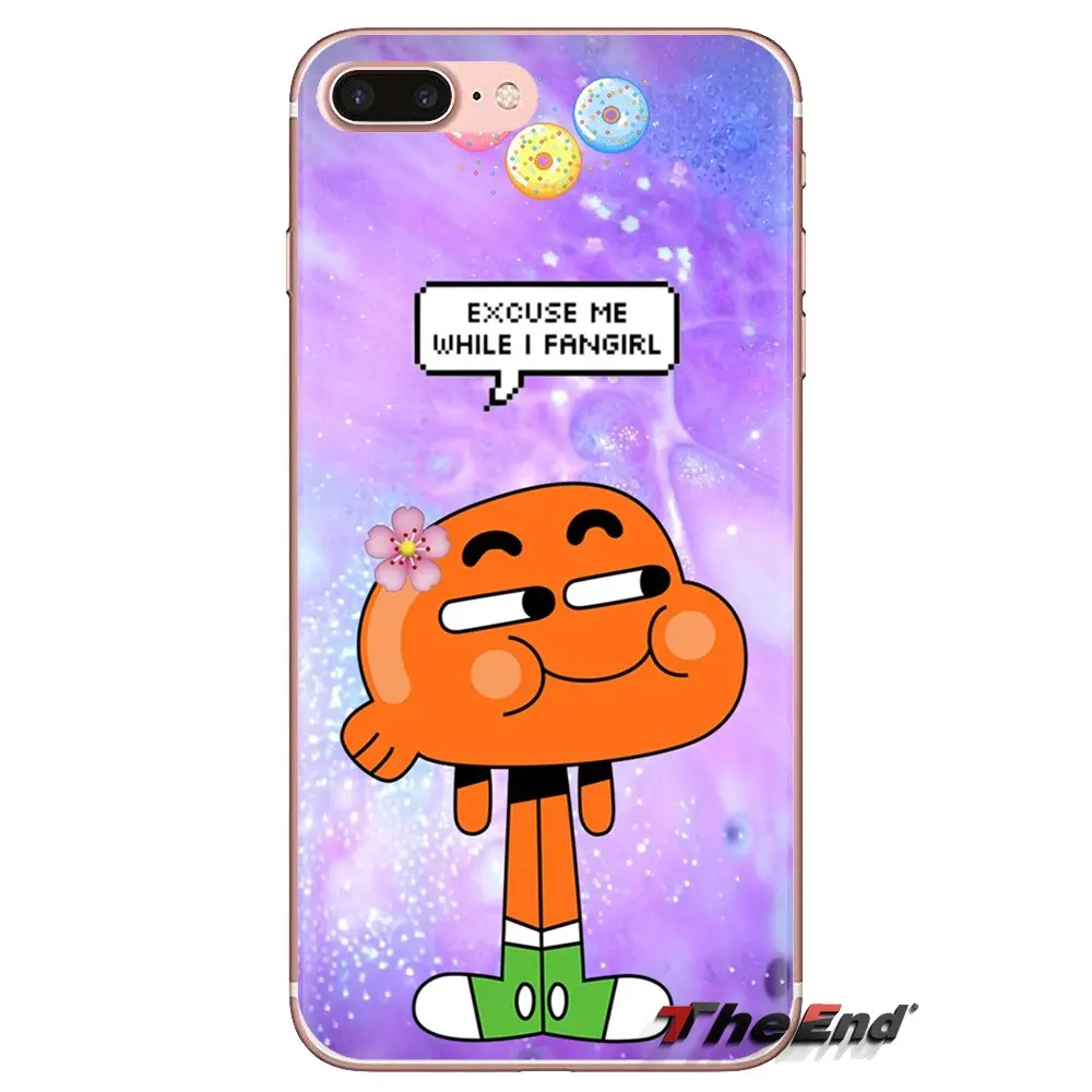 Силиконовый чехол для телефона Xiaomi Mi4 Mi5 Mi5S Mi6 Mi A1 A2 5X 6X 8 9 Lite SE Pro Max Mix 2 3 2S Amazing World Gumball