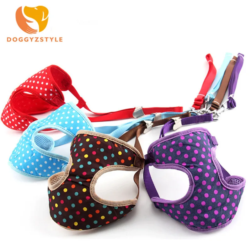 DOGGYZSTYLE Набор домашних питомцев жилет и поводок для животных кошек сетчатая