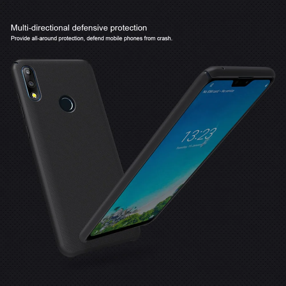 Zenfone Max Pro M2 ZB631KL Nillkin Super Frosted Shield Hard Back Cover Case for Asus Nilkin Phone &amp Gift |