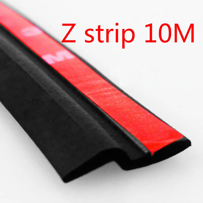 Клейкая резиновая уплотнительная лента Z 10 м для звукоизоляции автомобиля дверей