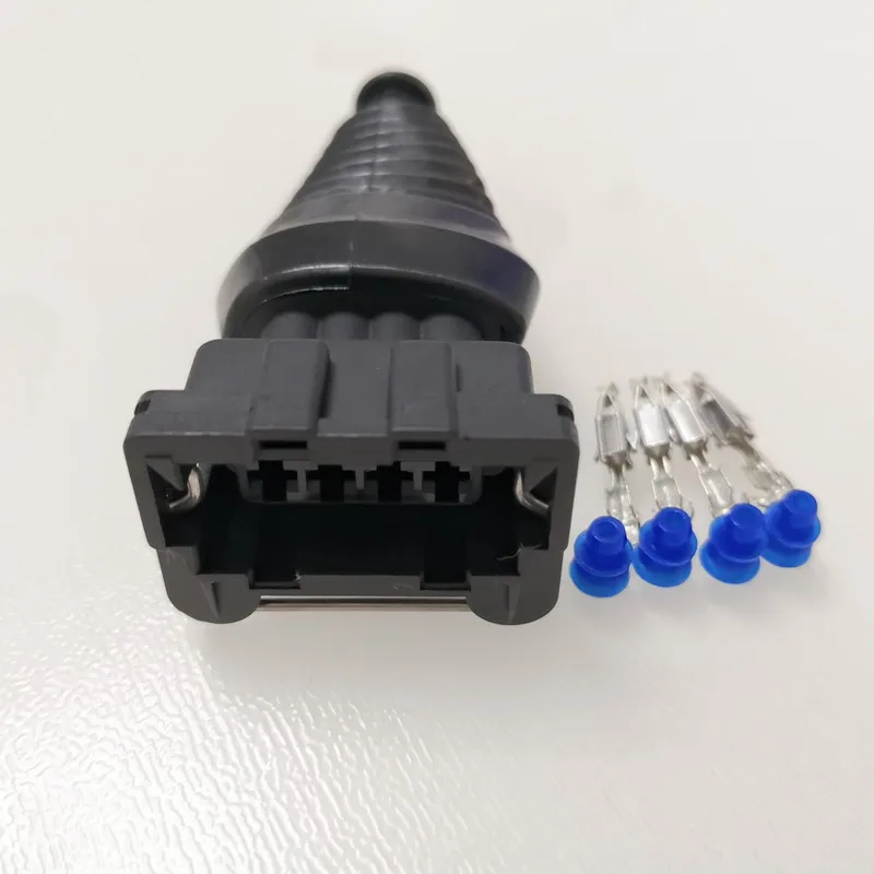 50/100 шт./лот AMP/TYCO 4-контактный/Way Junior Power Timer разъем JPT с клеммами резиновой сапожкой
