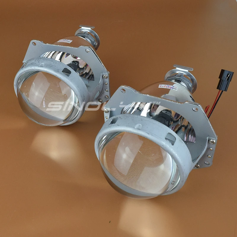 SINOLYN светодиодный DRL Ангельские глазки 3 0 дюймов Bi xenon объектив проектора фар