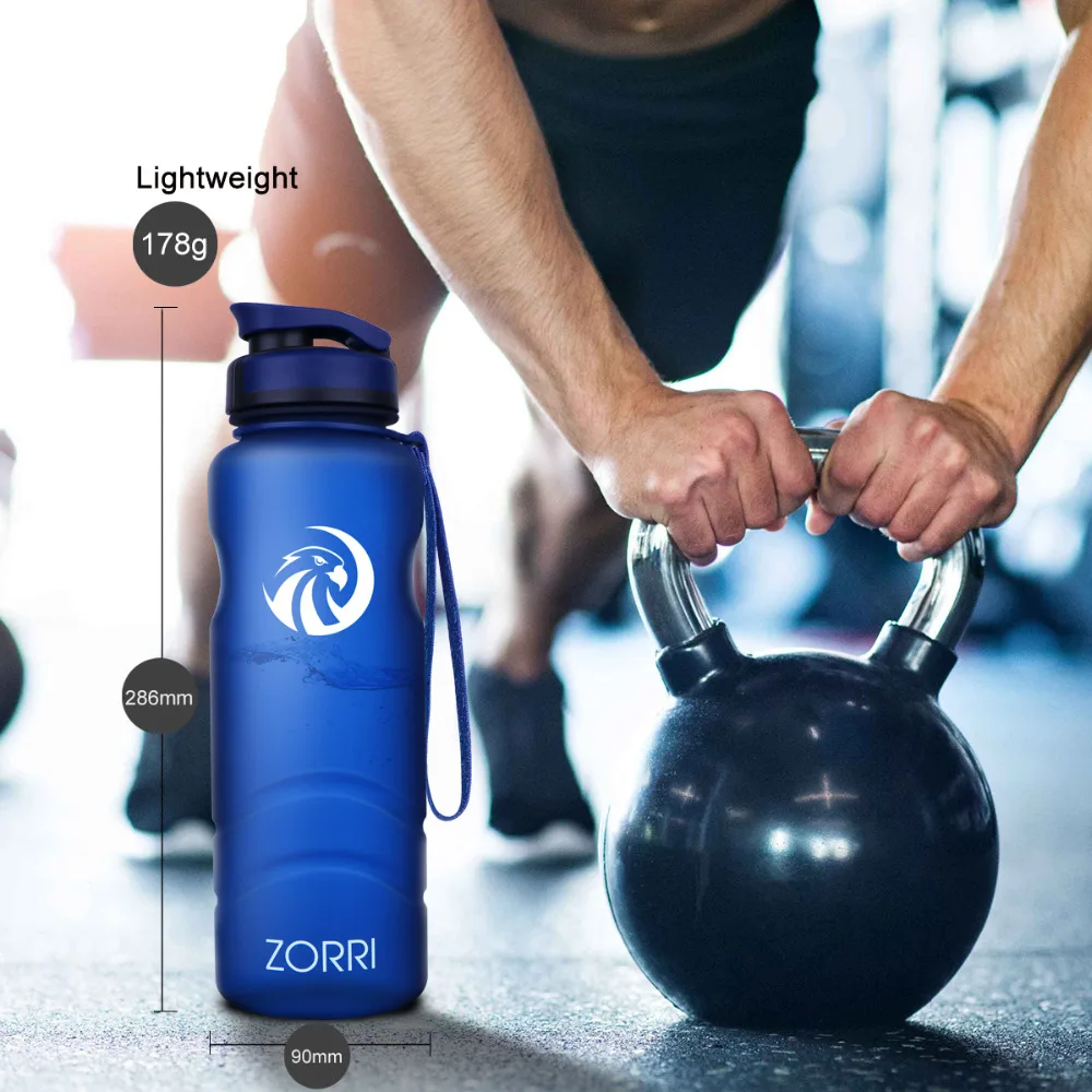 ZORRI бутылка для воды Trinkflasche BPA бесплатно бутылка для воды модный спортивный скраб для туризма и кемпинга бутылка для воды 1200 мл