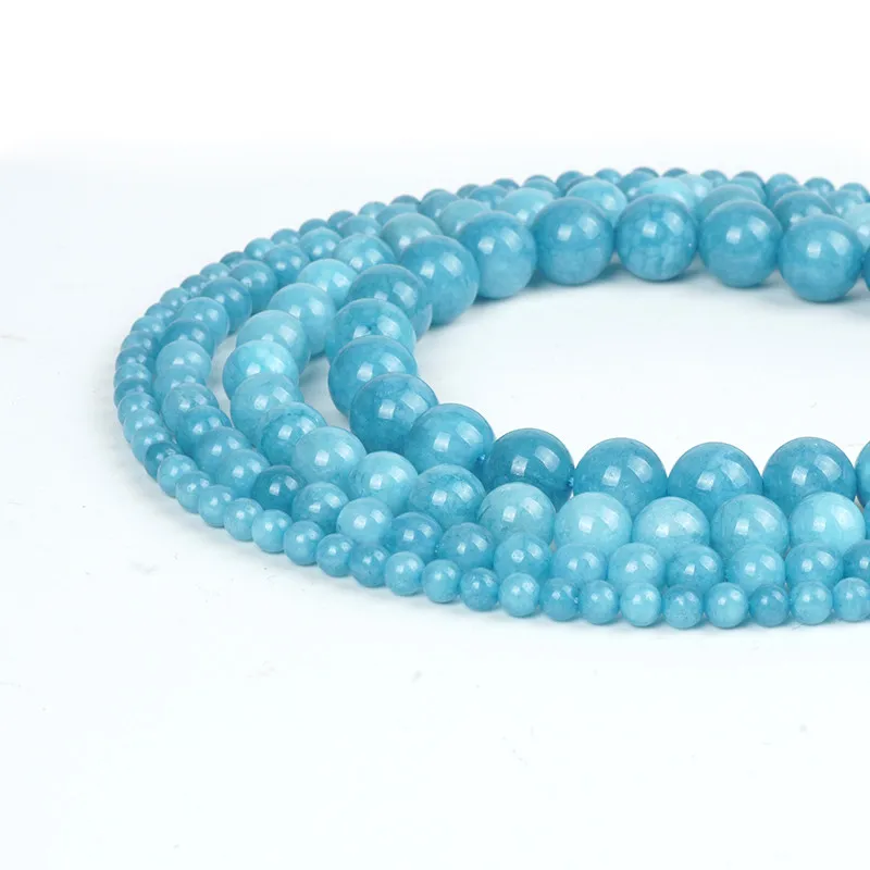 amazonite AAA+ синий Бусины из амазонита Камень Круглый Loose Агат Amazon Stone ювелирные изделия 6/8/10 мм круглые бусины мусульманские четки делает аксессуары - Цвет: amazonite