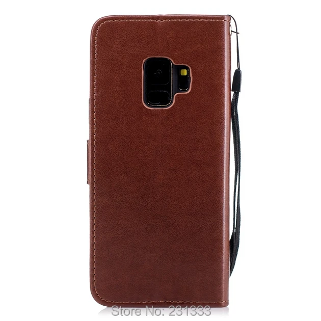 Кожаный чехол-кошелек C-ku с алмазным цветком для Samsung Galaxy S8 S9 PLUS J3 2017 J5 J7 A3 A5 S5 S6 S7 EDGE