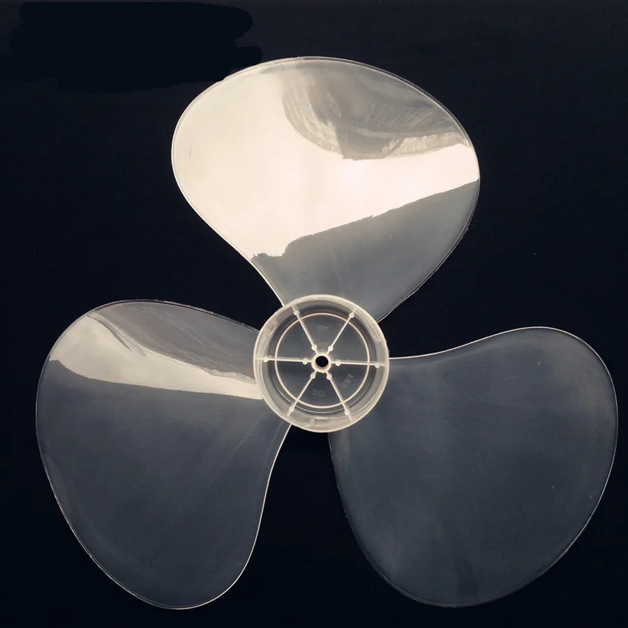 

1pcs Big wind 16 inch 400mm plastic fan blade White 3 leaf universal brand fan
