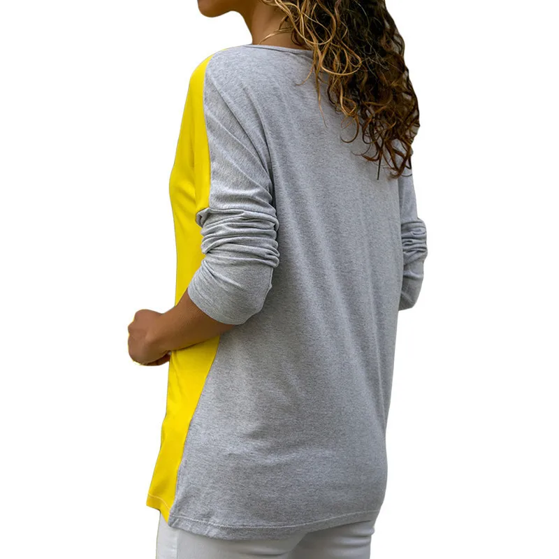 Rogi осенняя женская блуза с длинным рукавом 2019 повседневная косой воротником