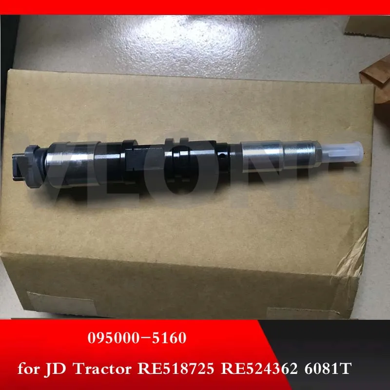 Подлинный и абсолютно новый инжектор топлива COMMON RAIL 095000-5160 095000-5161 RE518725 RE524362 для