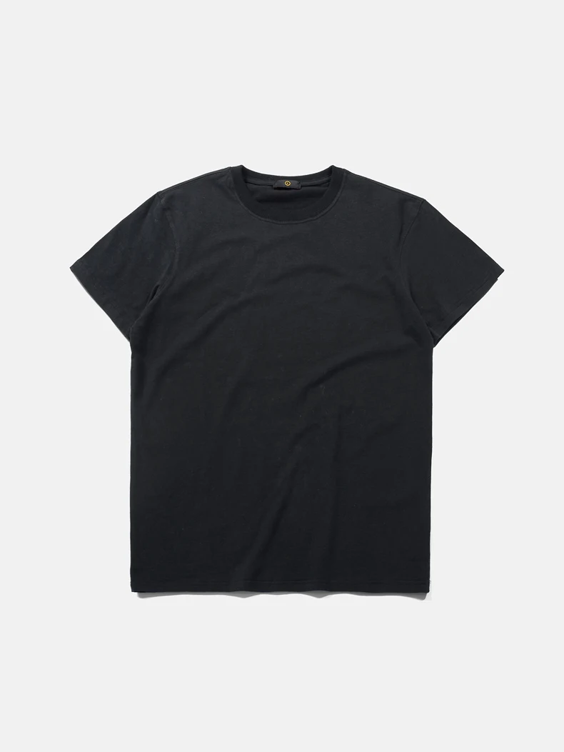 Мужская футболка QoolXCWear фирменный дизайн 100% хлопок повседневная Однотонная S 2XL