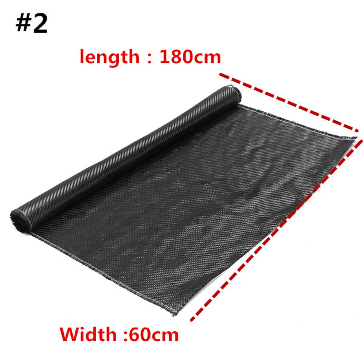1pcs 3K 2/2 Twill Woven 0.111mm Thick 100[%] Real Carbon Fiber Fabric Carbon Yarn Weave Cloth For Car Parts And Airplane Models