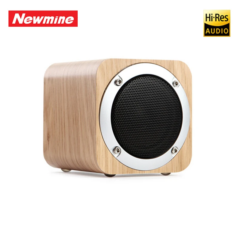 Newmine MX05 Портативный Динамик деревянный Винтаж Bluetooth мини сабвуфер карты аудио