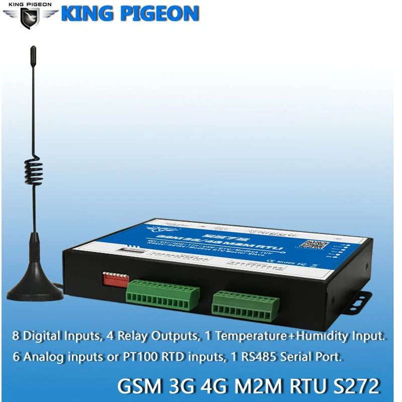 Система контроля температуры и влажности Modbus GSM 3G 4G RTU дистанционный