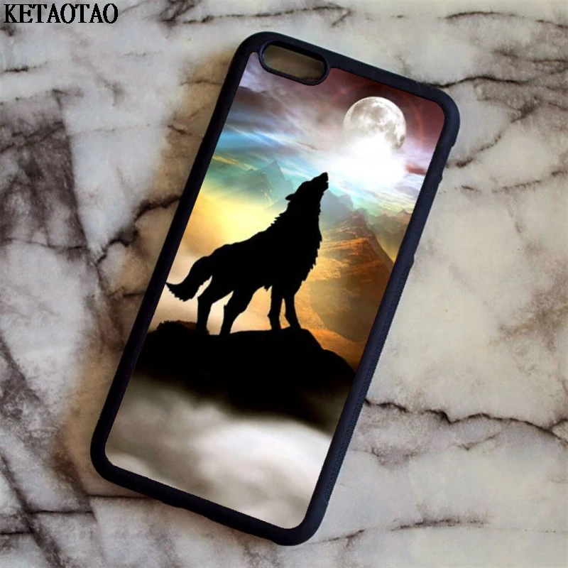 KETAOTAO 2018 новый для телефона с изображением волка чехол s iPhone 4S 5C 5S 6 S 7 8plus XR XS Max х S3 на