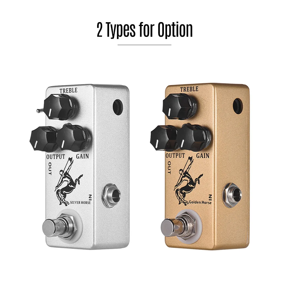 

MOSKY Golden Horse Guitar Overdrive Effect Pedal Full Metal Shell True Bypass