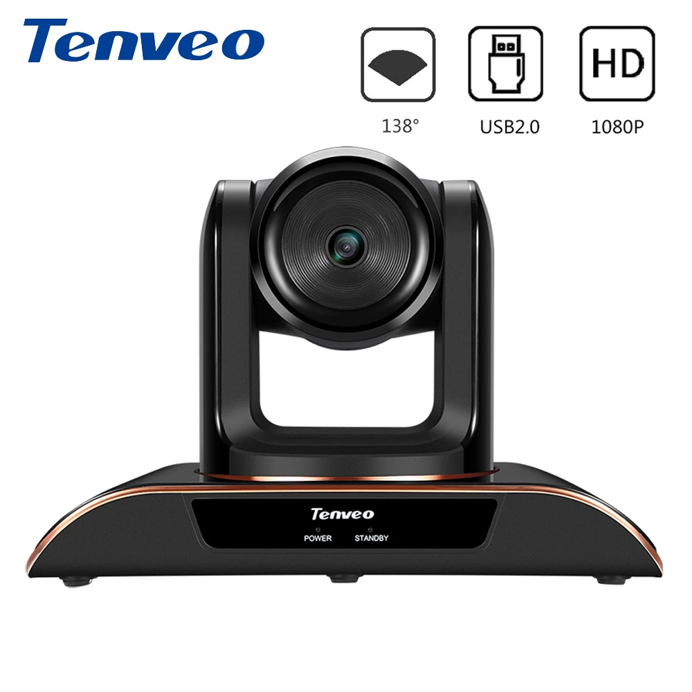 Tenveo VHD1080 Pro камера с фиксированным фокусом 1080 P USB Full HD PTZ камера 8MP 138 градусов широкий угол с H.264 поддерживает Amazon Chime