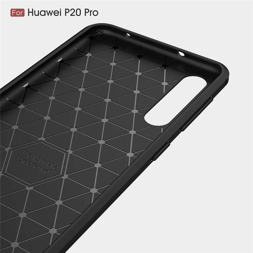 For Huawei P20 Pro Case Cover Luxury Shockproof Armor Soft TPU Silicone Back Funda Coque Lite Phone Bags |