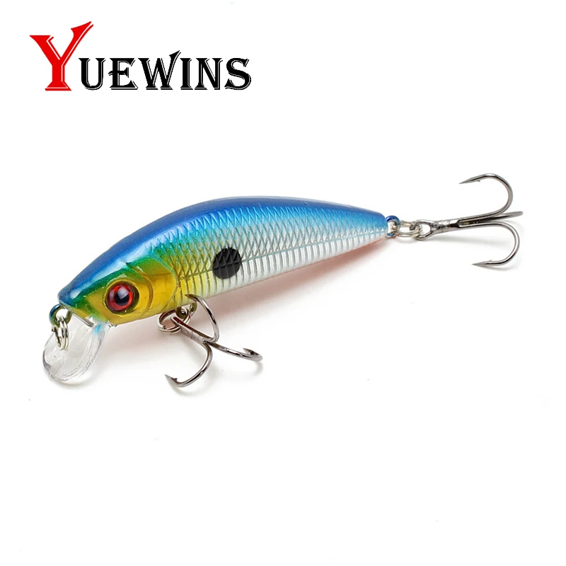 YUEWINS Minnow Джеркбейт рыболовные приманки 7 см 8 1 г Crankbait воблер плавающий