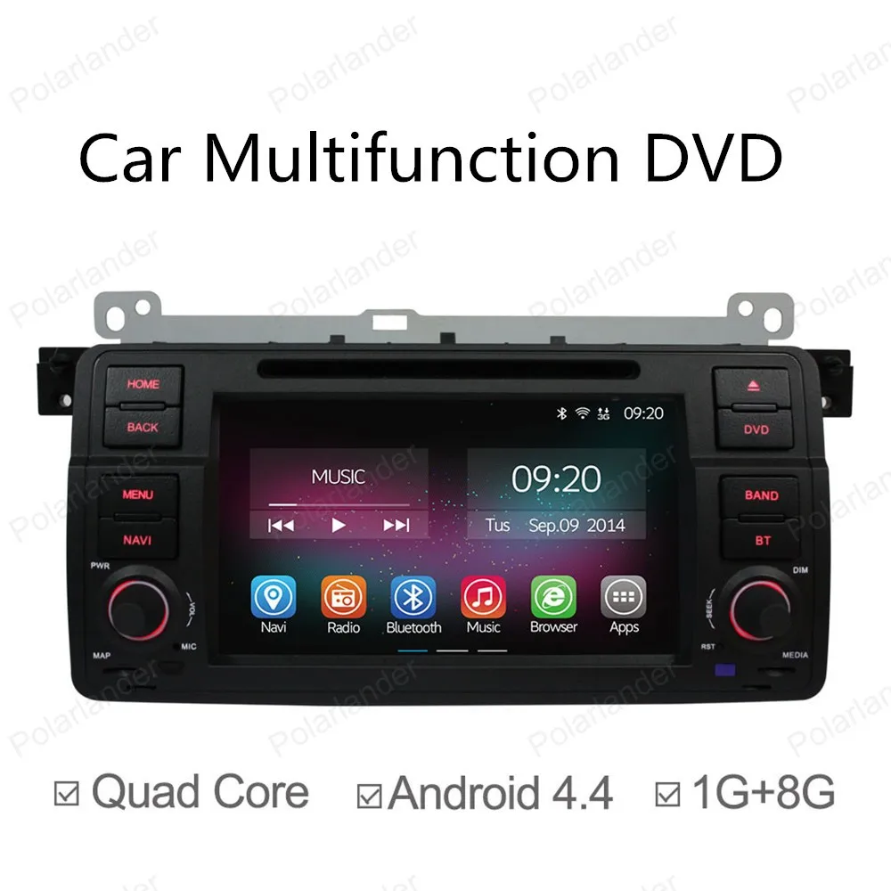 2 Din Android 4.4 Сенсорный Панель для BMW E46 Автомобильный GPS Навигации dvd Радио Игрока Quad