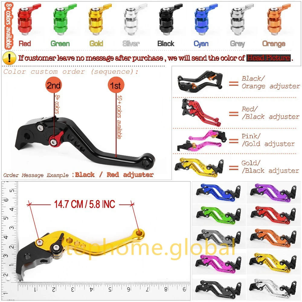 

New Shorty Size Motorcycle Accessories CNC Clutch Brake Levers For TRIUMPH BONNEVILLE T120 2016 Handlebar