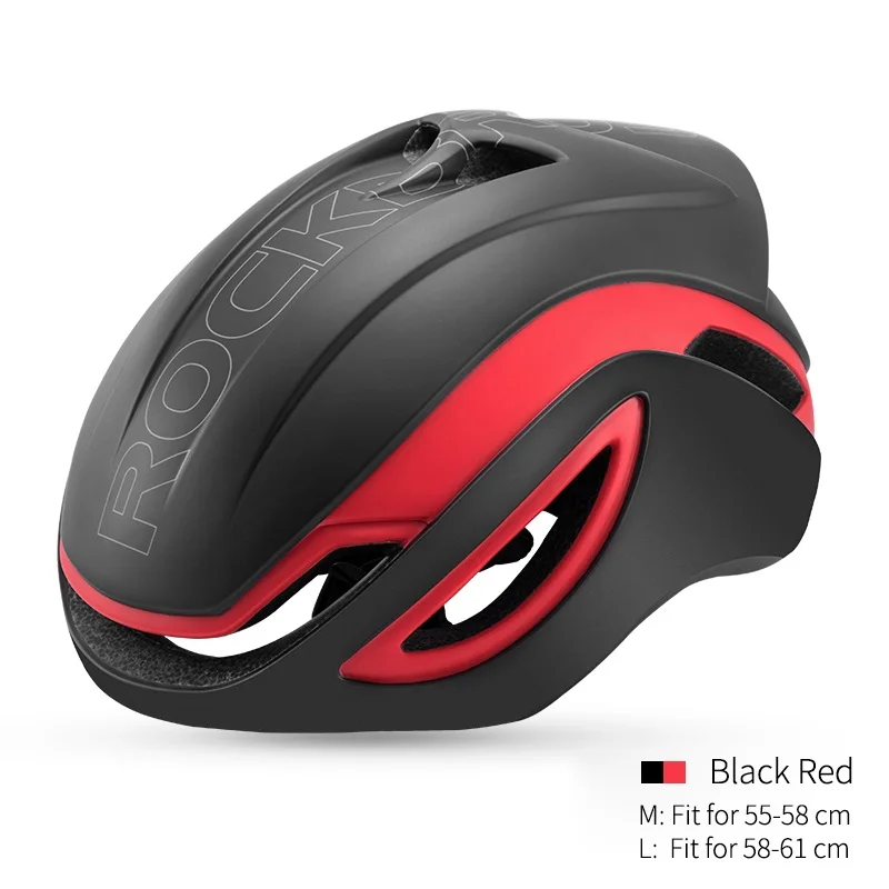 Black Red ROCKBROS велосипедный цельный литой шлем для велосипеда MTB дорожный ультралегкий пневматический шлем для мужчин защитный шлем для велосипеда Экипировка для мужчин t - Цвет: Black Red