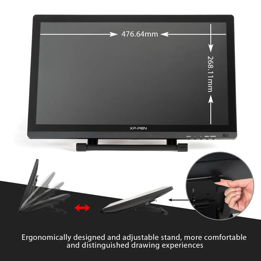 XP Рen 21.5 &quotHD IPS Графический Планшет Интерактивный Монитор Полный Угол Обзора