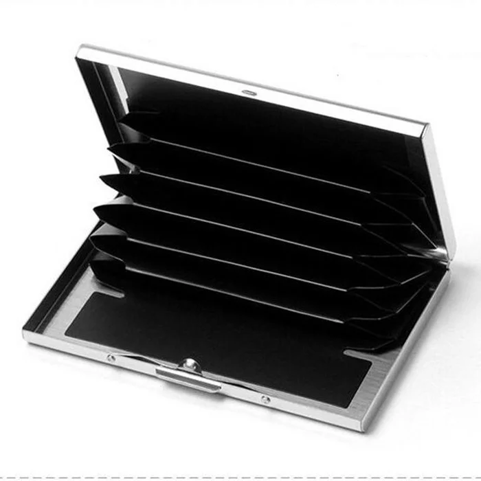 1 шт. тонкий Анти сканирующий кредитный держатель для карт Rfid Блокировка мини