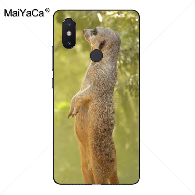 MaiYaCa weasel оригинальный черный ТПУ чехол для телефона xiaomi mi 8se 6 note2 note3 redmi 5 plus note 4