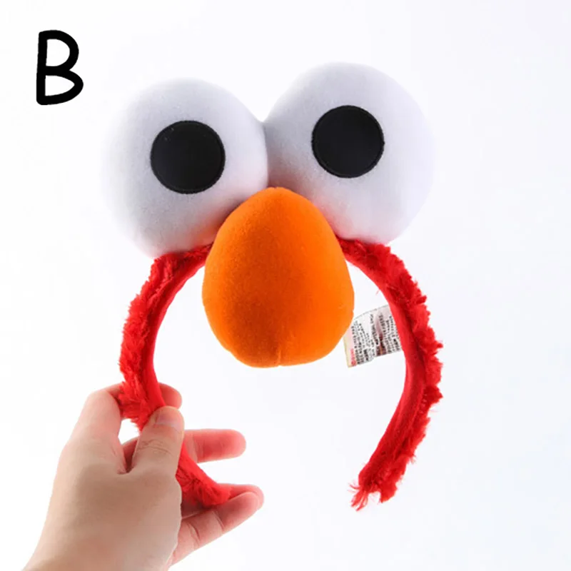 Милые повязки для вечерние в стиле Улица Сезам с большими глазами обруч волос