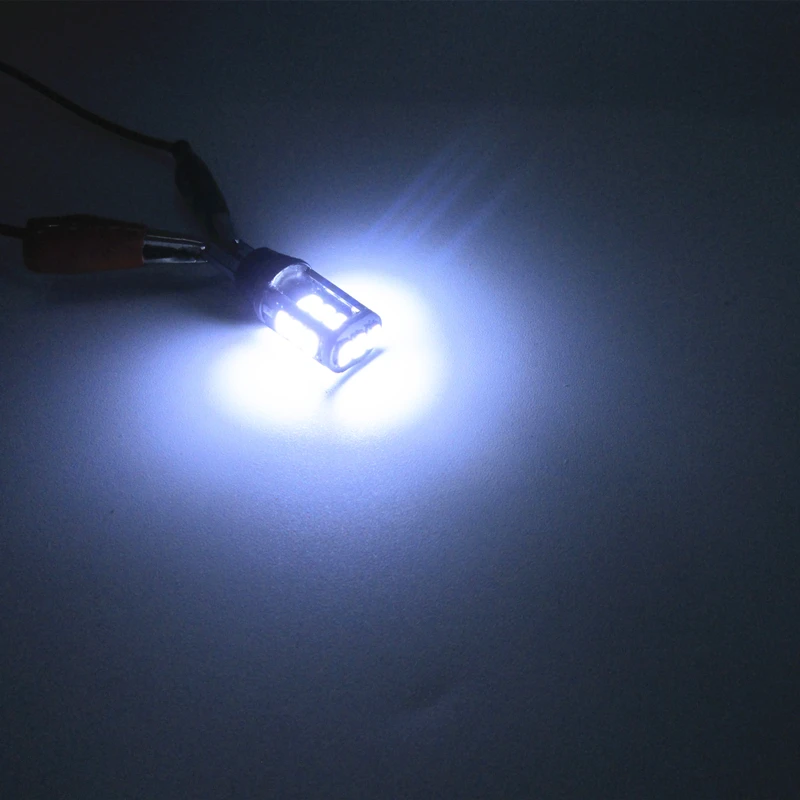 

2PCS T15 Reverse Lights T10 T12 T15 W16W 15SMD 5630 12V White Canbus No error free Rear Lights Clearance light reversing lights