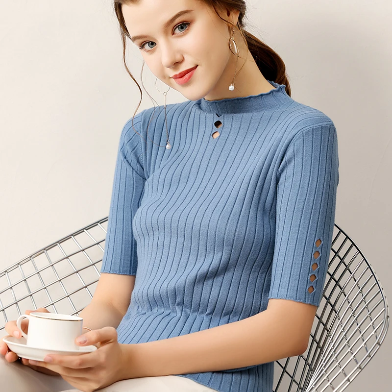 Fshion new oversize sweater women spring black pull femme thin pullover jumper knit wear D368 | Женская одежда