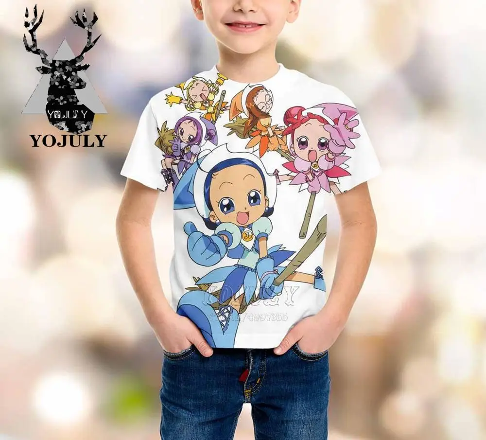 21 YOJULY Witch Doremi harajuku/детская одежда с 3d принтом для маленьких мальчиков и девочек-подростков детская футболка Лидер продаж, модные топы, футболки Modis A321 - Цвет: 21