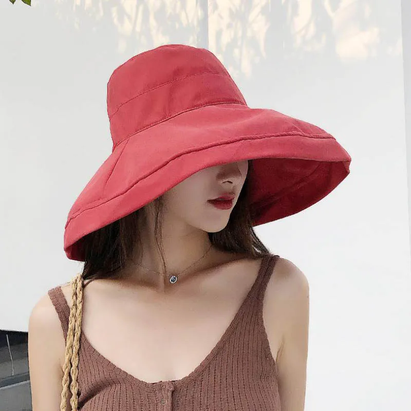 Панама Doitbest Женская солнцезащитная шляпа от солнца с широкими полями Весенняя